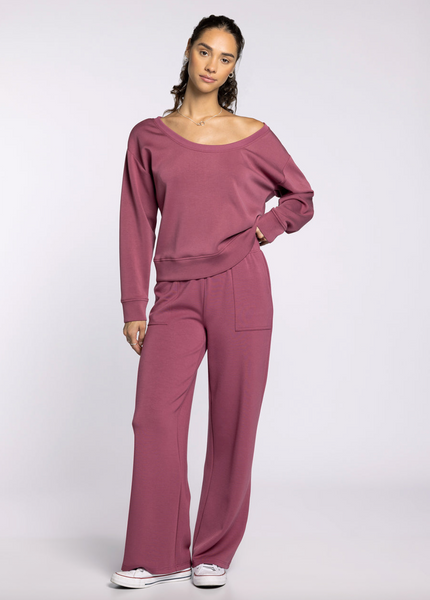 Beryl Top -- Vintage Rose