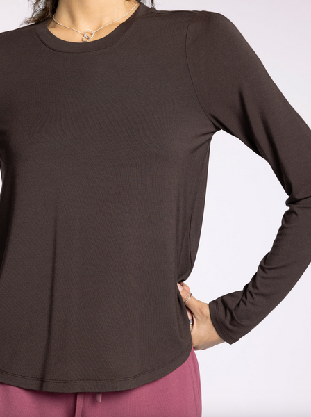 Stassia Top -- Coffee