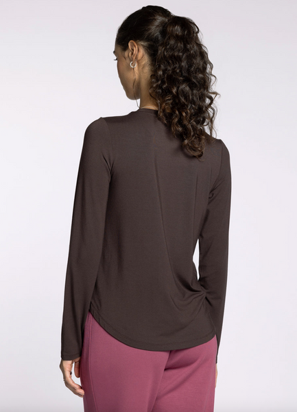 Stassia Top -- Coffee