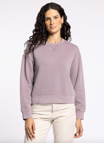 Serenity Crewneck -- Dusty Lavender