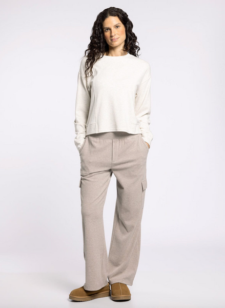 Janie Sweatshirt -- Heather Oatmeal