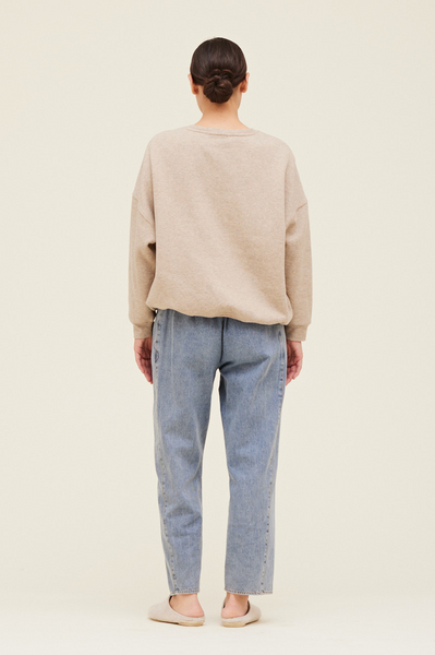 Speckled Sweatshirt -- Dark Greige