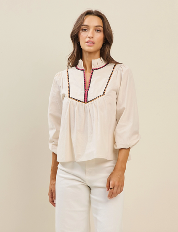 Brooke Top -- Cream