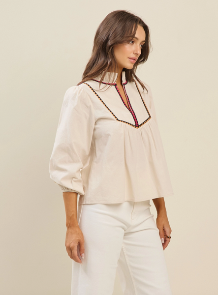 Brooke Top -- Cream