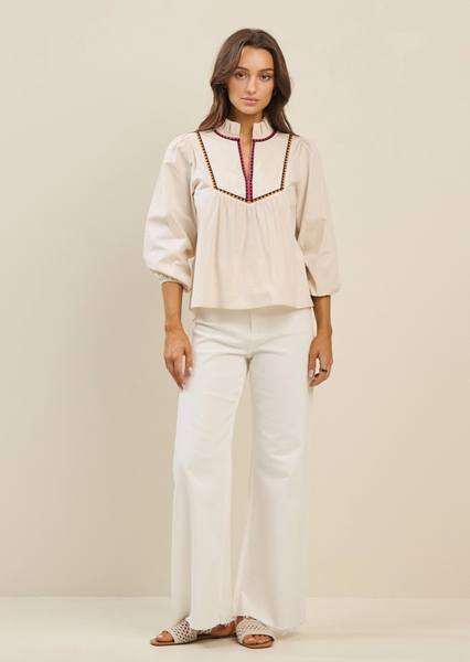 Brooke Top -- Cream