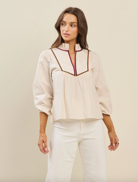 Brooke Top -- Cream