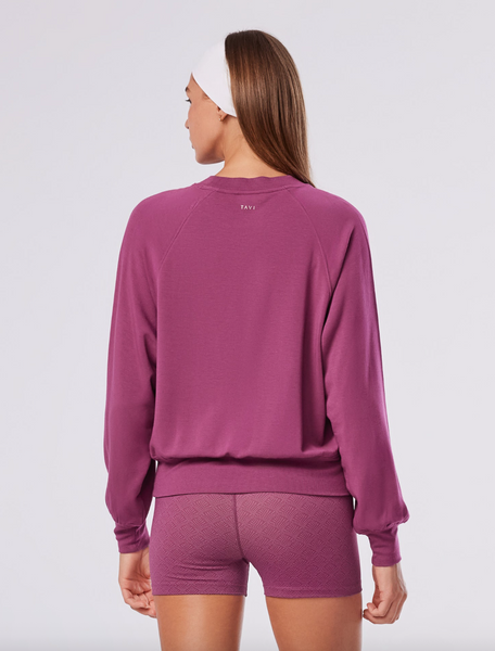Ease Crew Sweatshirt -- Wineberry