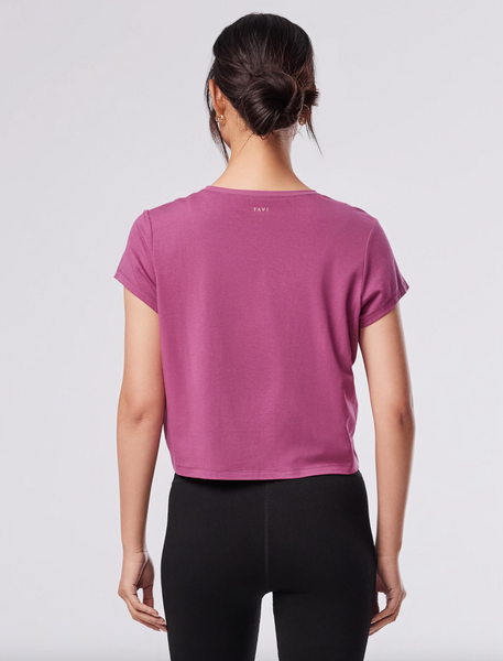 Cap Sleeve Tee -- Winterberry