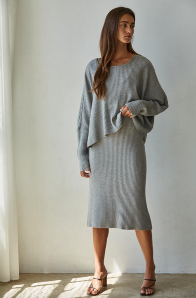 Apollo Dress -- Heather Grey