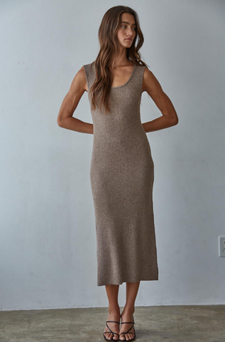 Apollo Dress -- Dark Mocha