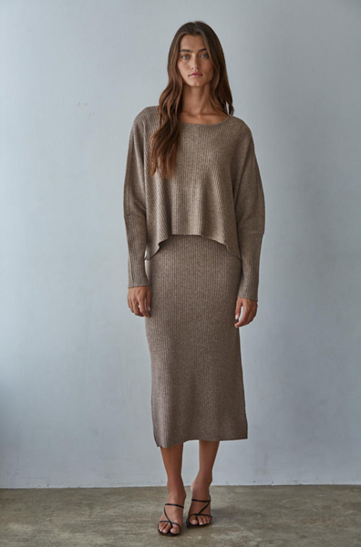 Apollo Dress -- Dark Mocha