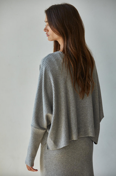 Apollo Top -- Heather Grey