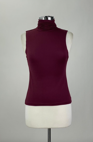 Inza Top -- Maroon