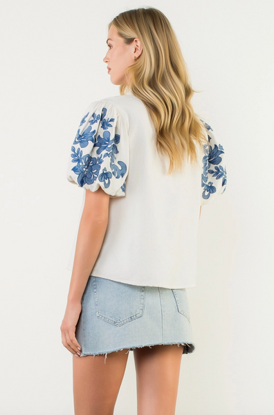 Brigitte Top -- Cream