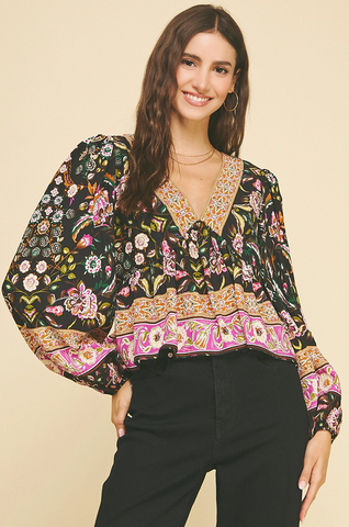 Ruth Top -- Black