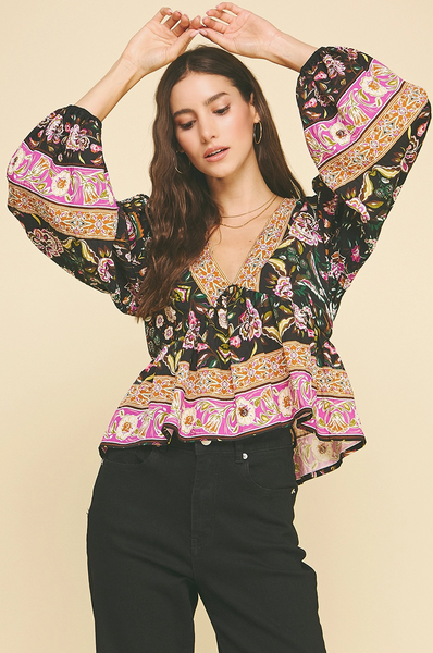 Ruth Top -- Black