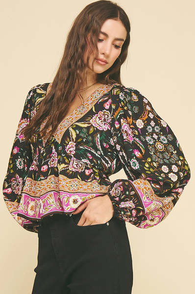 Ruth Top -- Black