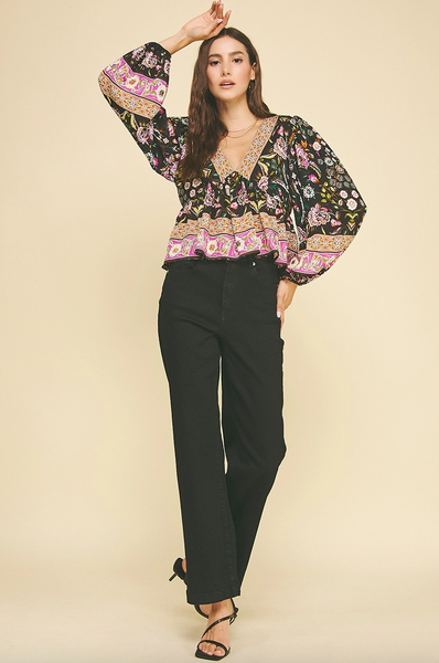 Ruth Top -- Black