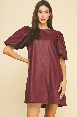 Napa Dress -- Wine