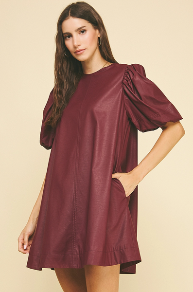 Napa Dress -- Wine