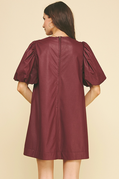 Napa Dress -- Wine