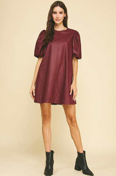 Napa Dress -- Wine
