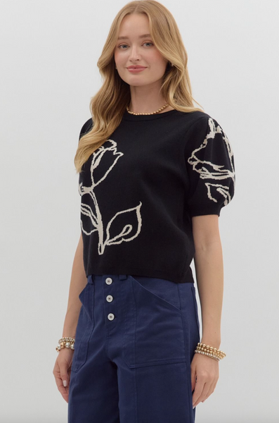 Lohanny Top-- Black