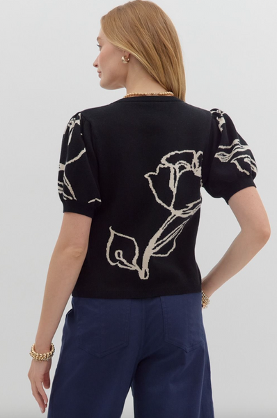 Lohanny Top-- Black