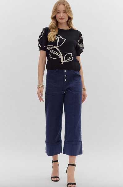 Lohanny Top-- Black