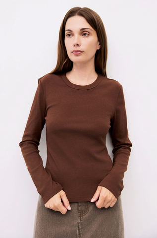 Kathy Top -- Brown