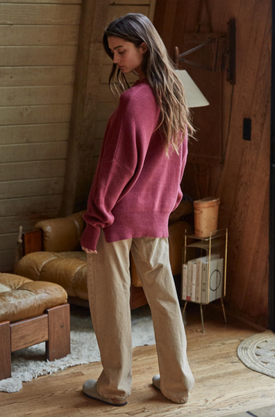 Riley Sweater -- Wine