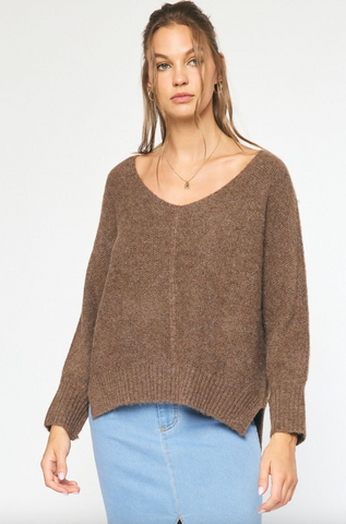 Whitney Sweater -- Mocha