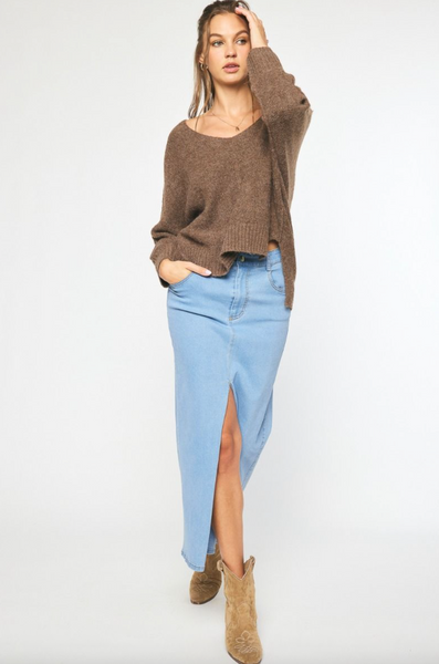 Whitney Sweater -- Mocha