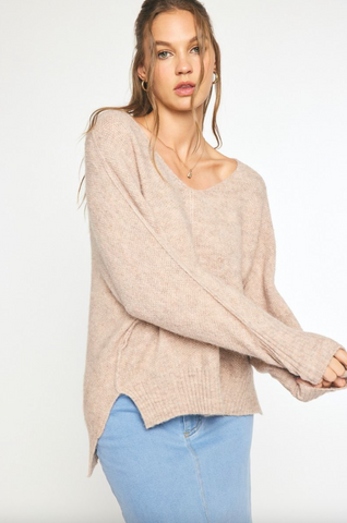 Whitney Sweater -- Taupe