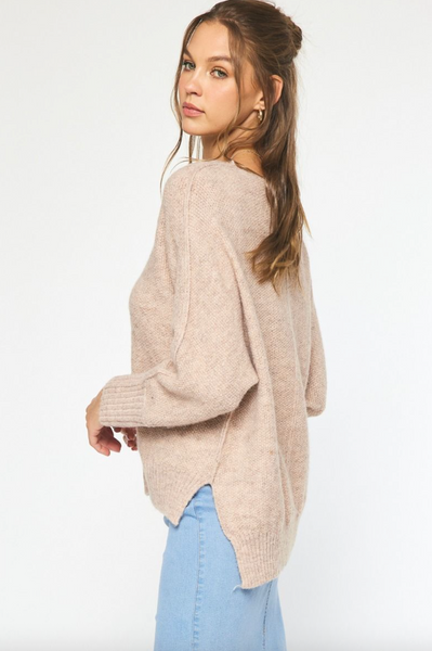 Whitney Sweater -- Taupe