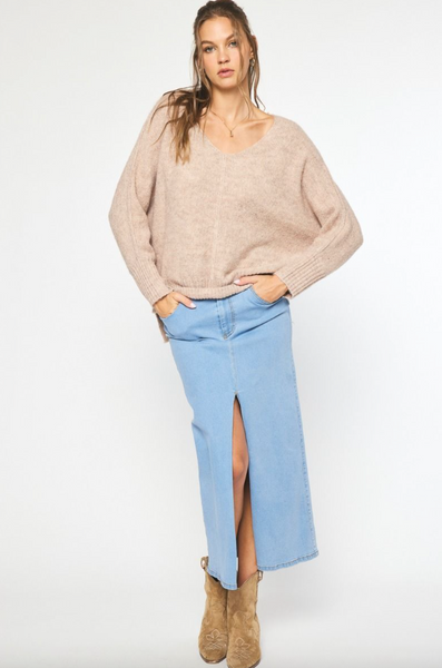 Whitney Sweater -- Taupe