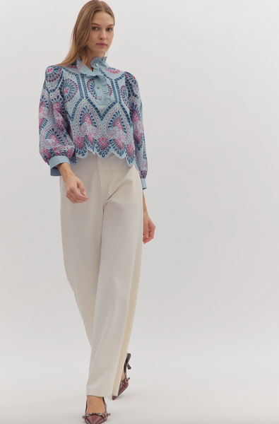 Elaine Top -- Chambray