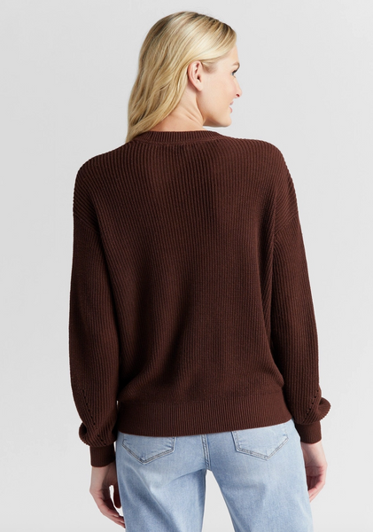 Coastal Sweater -- Chocolate