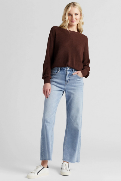 Coastal Sweater -- Chocolate