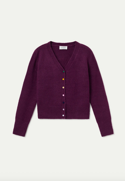 Cole Cardigan -- Burgundy