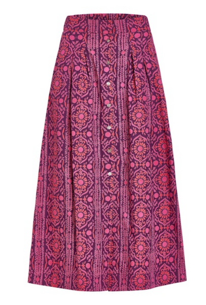 Scout Skirt -- Mulberry Stripes