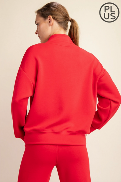 Kayla Sweatshirt -- True Red