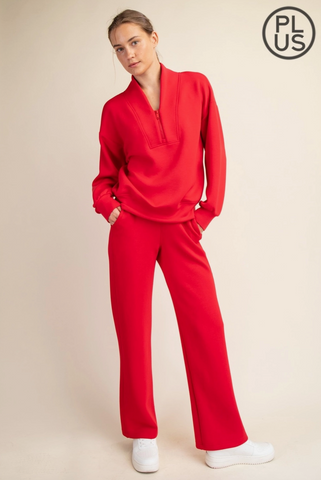 Kayla Sweatshirt -- True Red