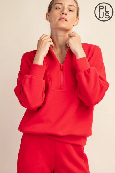 Kayla Sweatshirt -- True Red