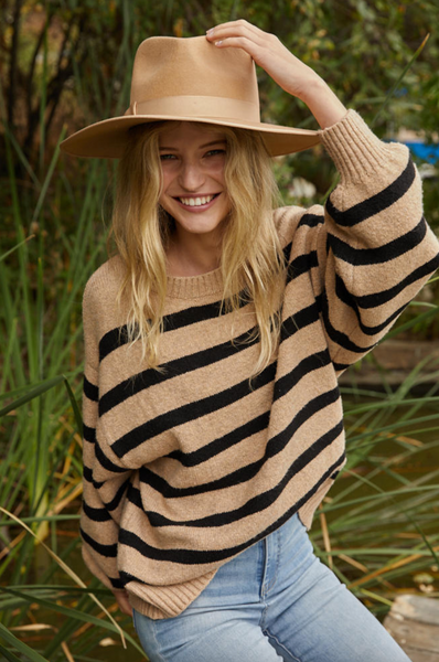 Davis Sweater -- Mocha Black