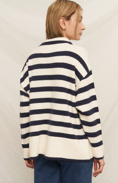Zara Sweater-- Navy Beige
