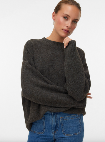 Sienna Sweater -- Chocolate