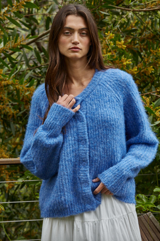 Jacques Cardigan -- Cobalt Blue