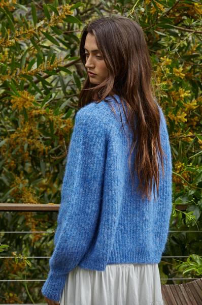 Jacques Cardigan -- Cobalt Blue