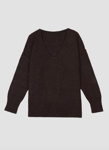 Seraphina Sweater -- Chocolate